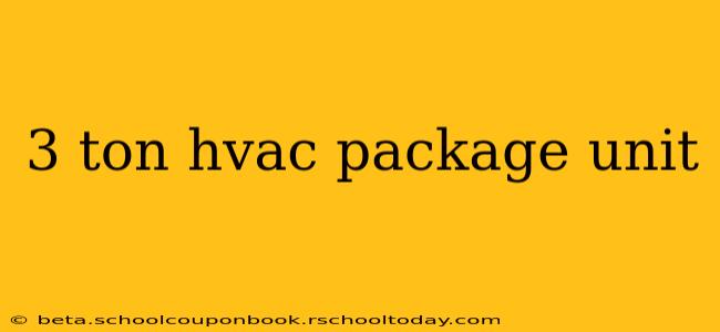 3 ton hvac package unit
