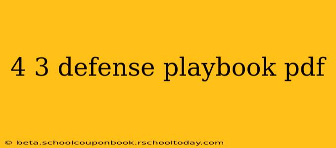 4 3 defense playbook pdf