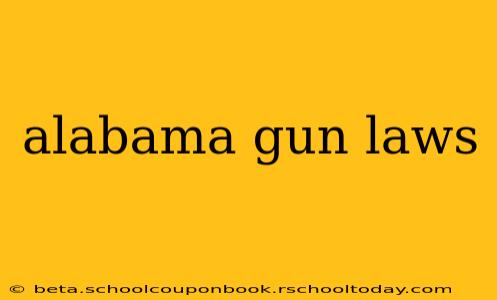 alabama gun laws