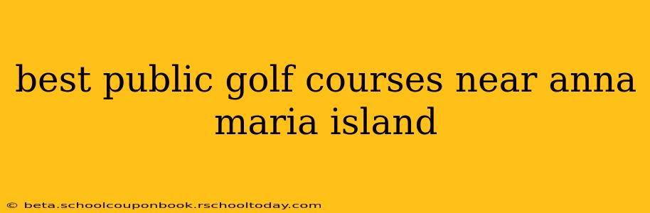 best public golf courses near anna maria island