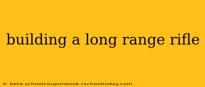 building a long range rifle