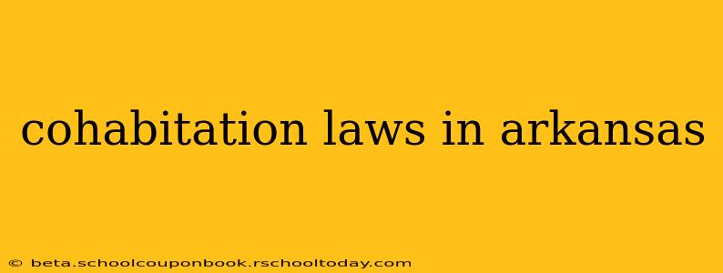 cohabitation laws in arkansas