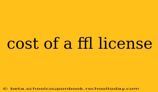 cost of a ffl license
