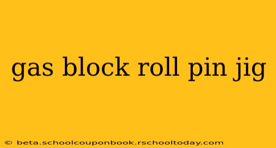 gas block roll pin jig