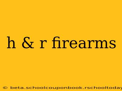 h & r firearms