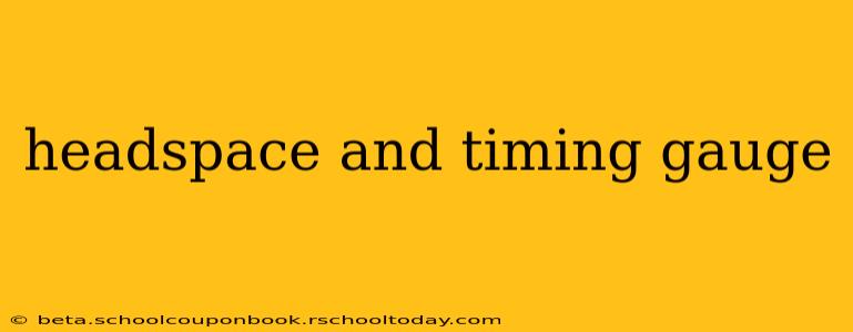 headspace and timing gauge