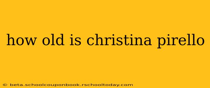 how old is christina pirello