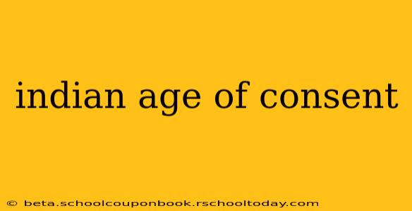 indian age of consent
