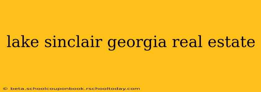 lake sinclair georgia real estate