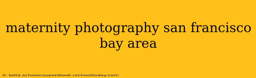 maternity photography san francisco bay area