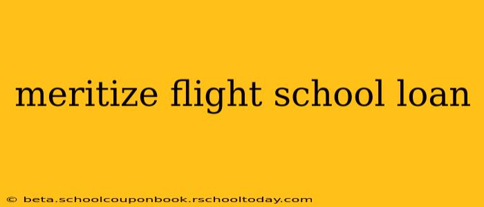 meritize flight school loan