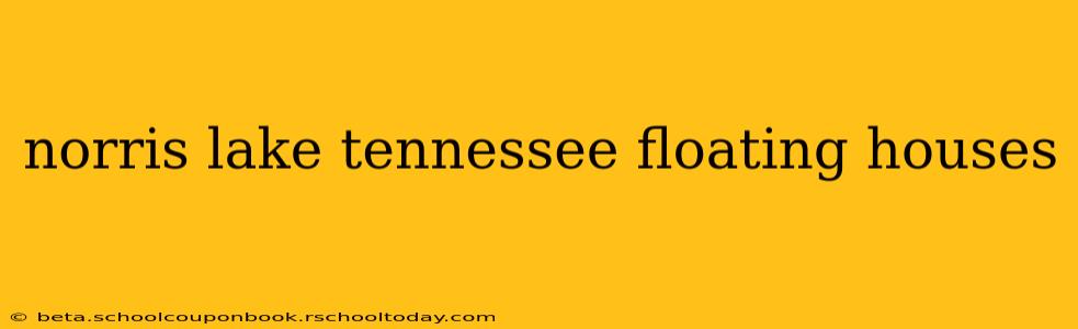 norris lake tennessee floating houses