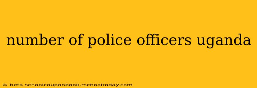 number of police officers uganda