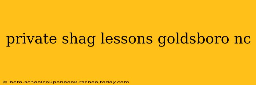 private shag lessons goldsboro nc