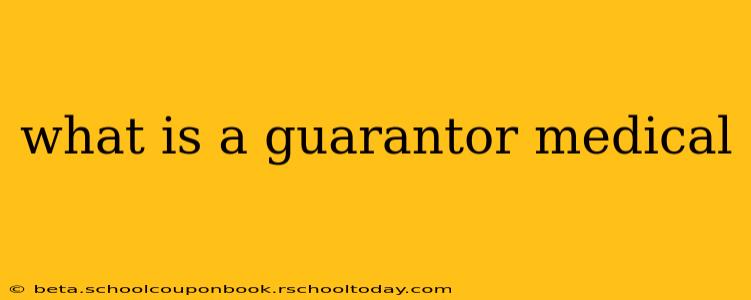 what is a guarantor medical
