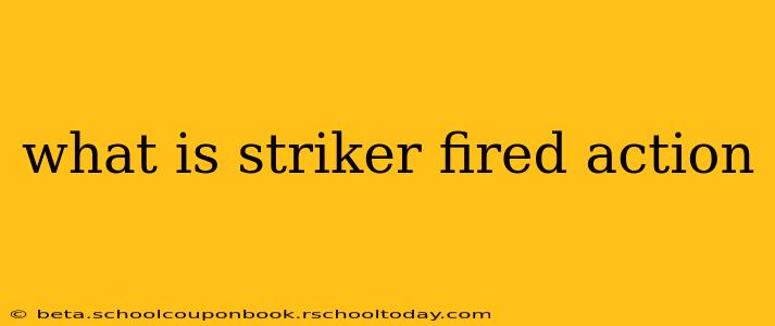 what is striker fired action