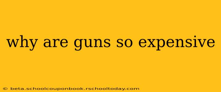 why are guns so expensive