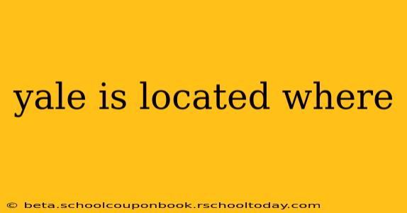 yale is located where